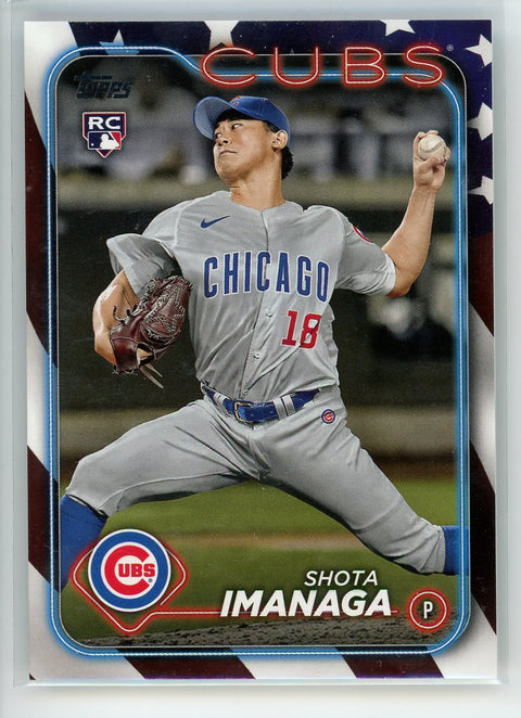 2024 Topps #442 Shota Imanaga Independence Day #/76