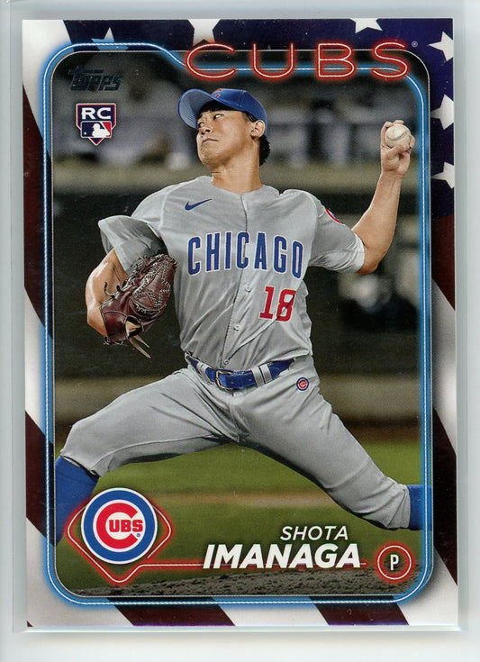 2024 Topps #442 Shota Imanaga Independence Day #/76
