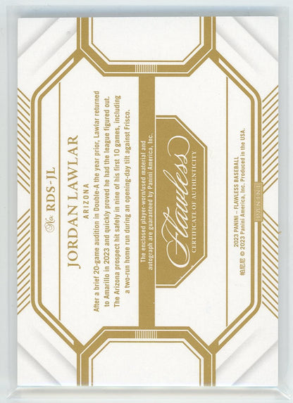 2023 Panini Flawless #RDS-JT Jordan Lawlar /15