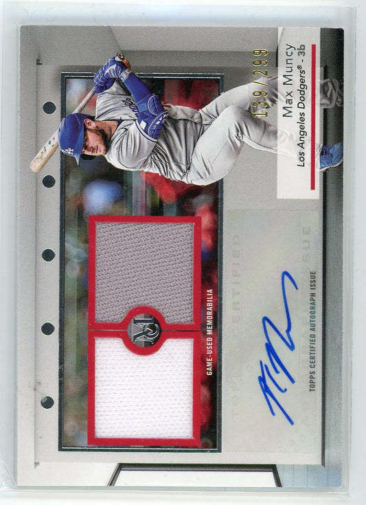 2024 Topps Museum #SWDRA-MM Max Muncy Sneaker Spotlight Signatures /299