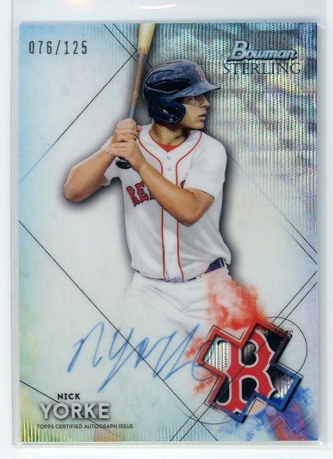 2021 Bowman Sterling #BSPA-NY Nick Yorke Auto /125