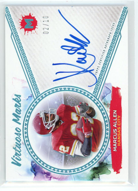 2024 Topps Motif #VM-MA Marcus Allen Virtuoso Marks Auto /10