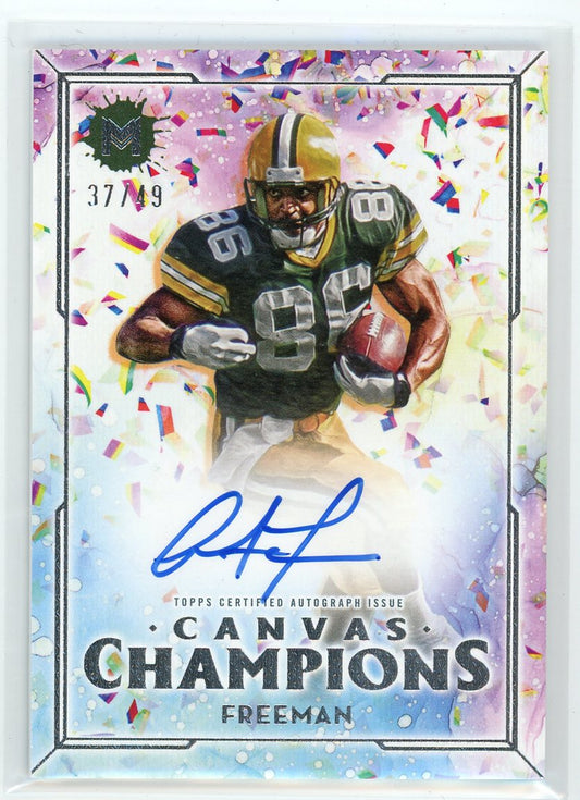 2024 Topps Motif #CCA-AF Antonio Freeman Canvas Champions /49