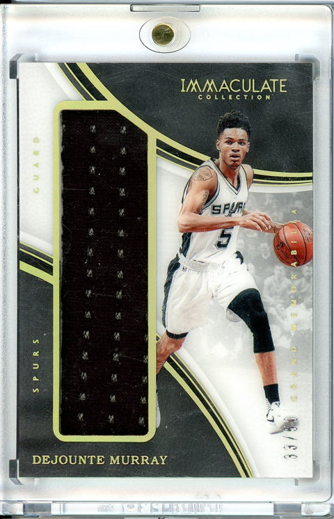 2016-17 Panini Immaculate #GM-DJM DeJounte Murray Grand Memorabilia /50