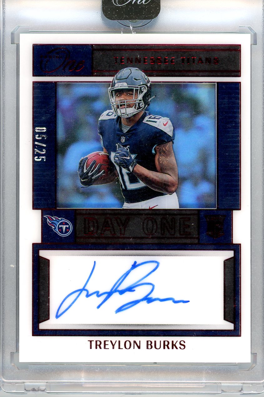 2022 Panini One #109 Treylon Burks Day One Auto /25