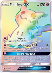 Pokemon SM - Lost Thunder Mimikyu GX (Secret)