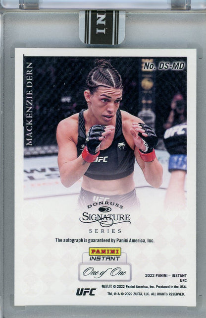 2022 Donruss Signature #DS-MD Mackenzie Dern One of One Auto
