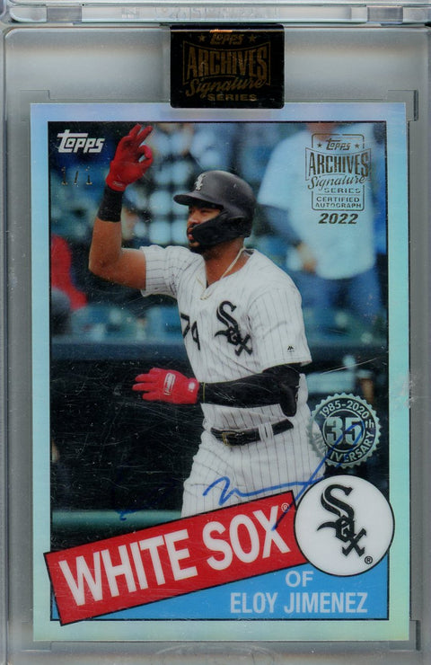 2020 Topps Chrome #85TC-11 Eloy Jimenez 1985 Topps Baseball