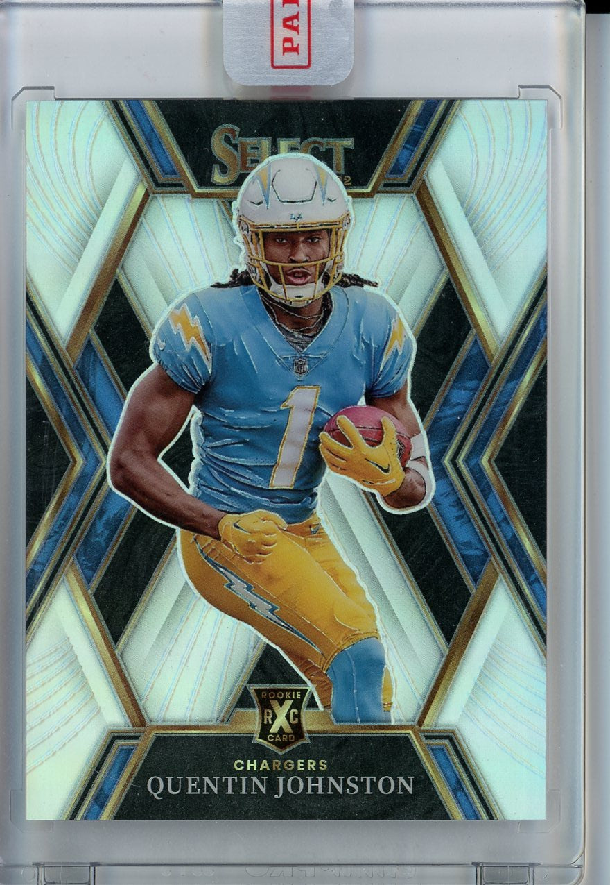 2022 Panini Select #511 Quentin Johnston XRC Prizm