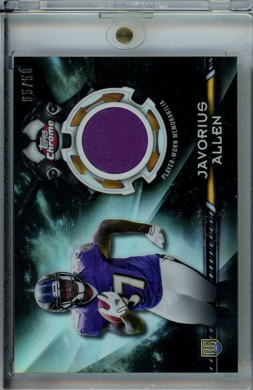 2015 Topps Chrome #TCRR-JAL Javorius Allen Rookie Relic /50