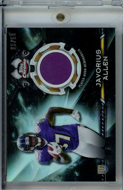 2015 Topps Chrome #TCRR-JAL Javorius Allen Rookie Relic /50