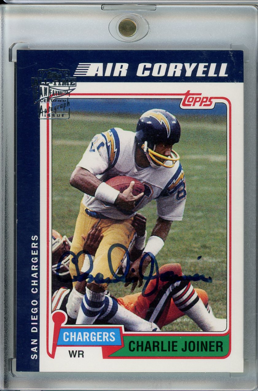 2004 Topps Fan Favorites #CJ Charlie Joiner Autographs