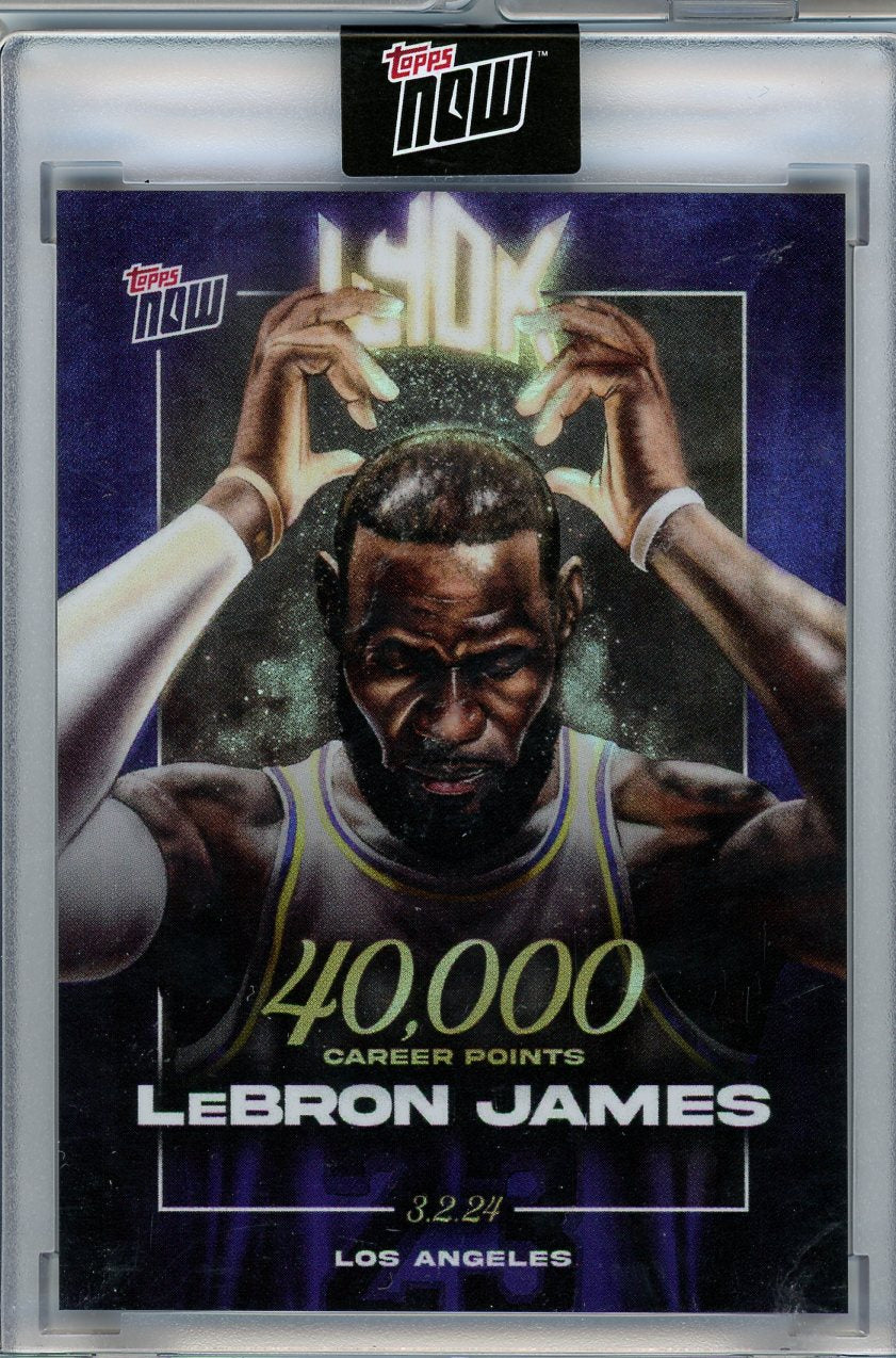 2023-24 Topps Now #LJ-40K LeBron James
