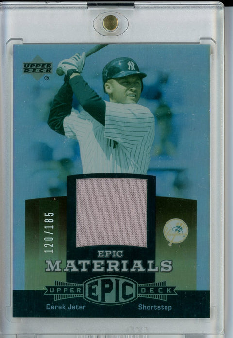 2006 Upper Deck #EM-DJ2 Derek Jeter Epic Materials /185