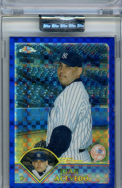 2003 Topps Chrome #306 Juan Acevedo Uncirculated X-Fractors