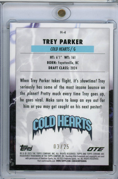 2023 Topps Chrome OTE #H-4 Trey Parker /25