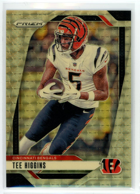 2024 Panini Prizm #58 Tee Higgins Gold Vinyl Prizm /5