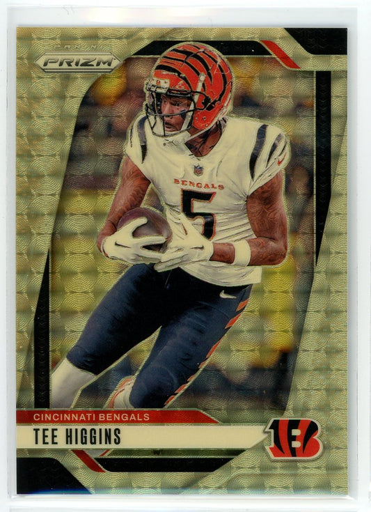 2024 Panini Prizm #58 Tee Higgins Gold Vinyl Prizm /5