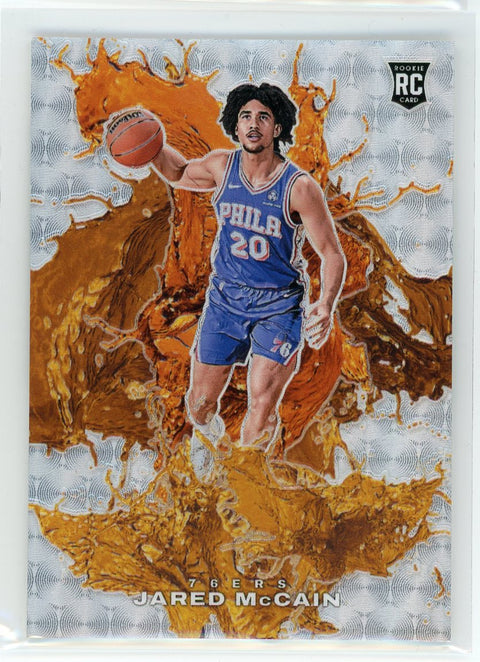 2024 Panini Black Friday #JM Jared McCain Splash of Color Silver Vinyl Prizm /25