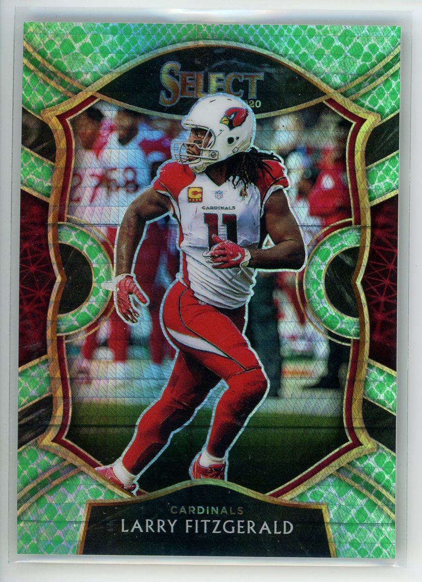 2020 Panini Select #23 Larry Fitzgerald Dragon Scale Prizm /67