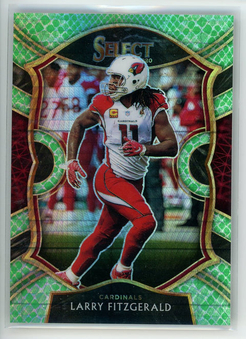 2020 Panini Select #23 Larry Fitzgerald Dragon Scale Prizm /67
