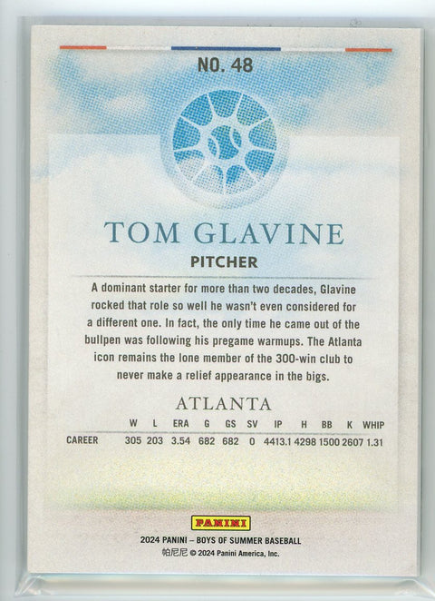 2024 Panini Boys of Summer #48 Tom Glavine