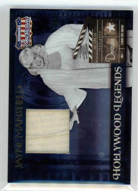 2007 Donruss #HL-6 Jayne Mansfield Hollywood Legends /325