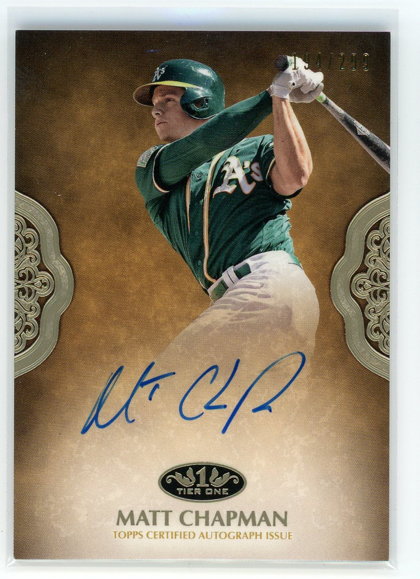 2019 Tier 1 #PPA-MCH Matt Chapman Certified Auto /299