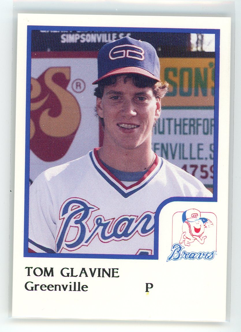 1986 ProCards Greenville Braves #9 Tom Glavine