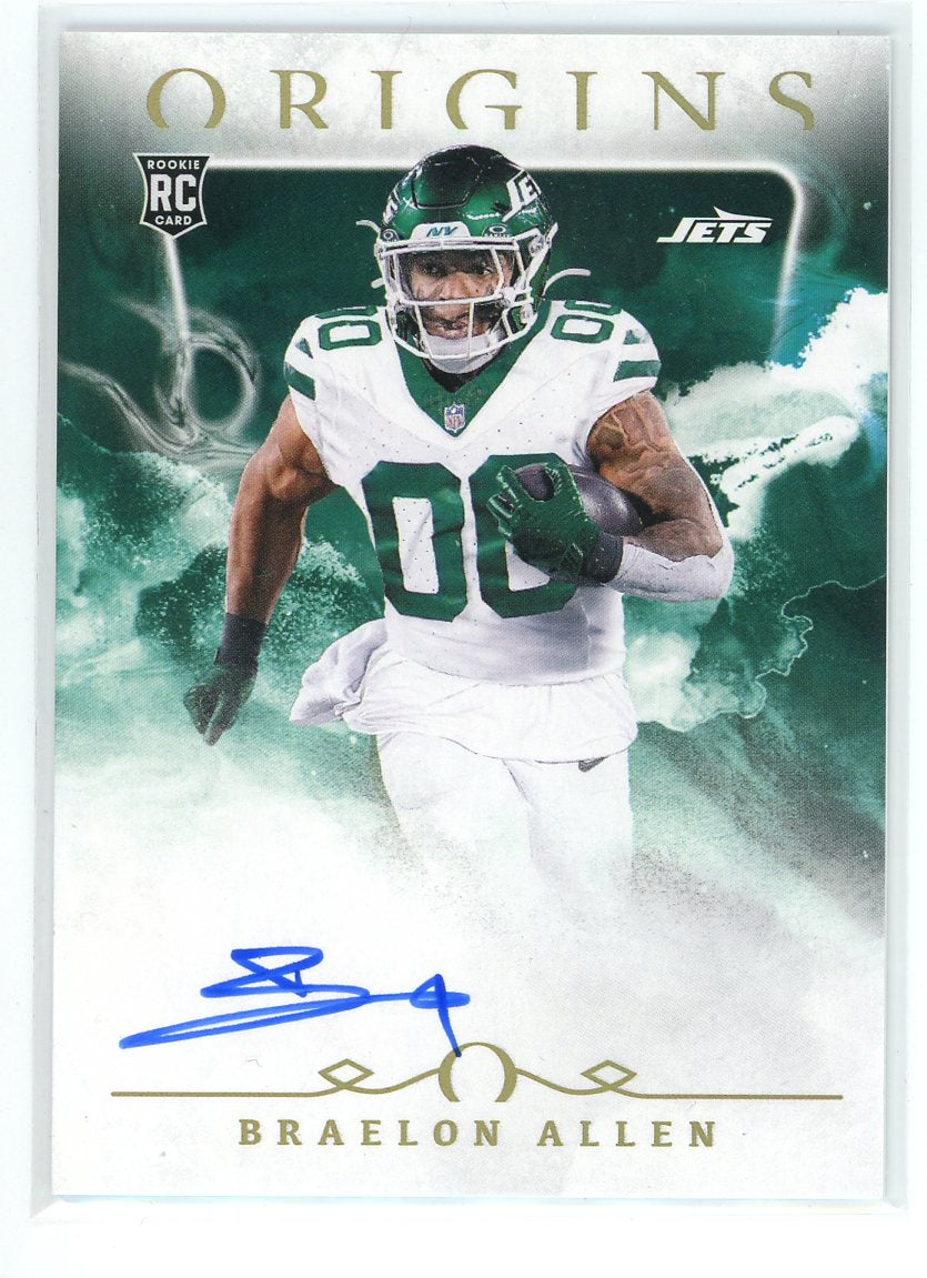 2024 Panini Origins #RAU-BAl Braelon Allen Rookie Auto