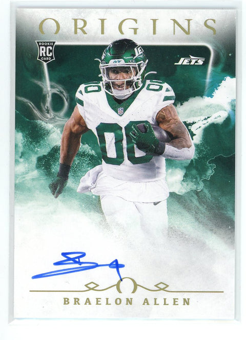 2024 Panini Origins #RAU-BAl Braelon Allen Rookie Auto