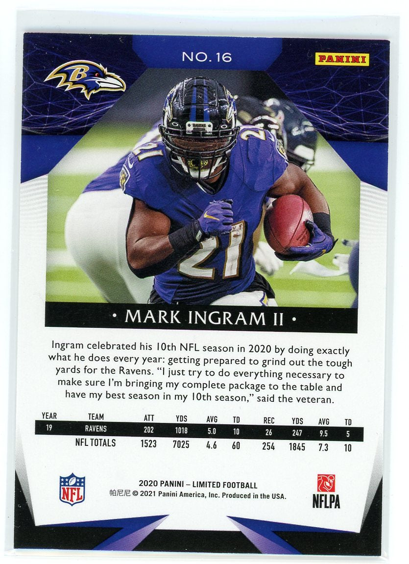 2019 Panini Limited #16 Mark Ingram II Green /5