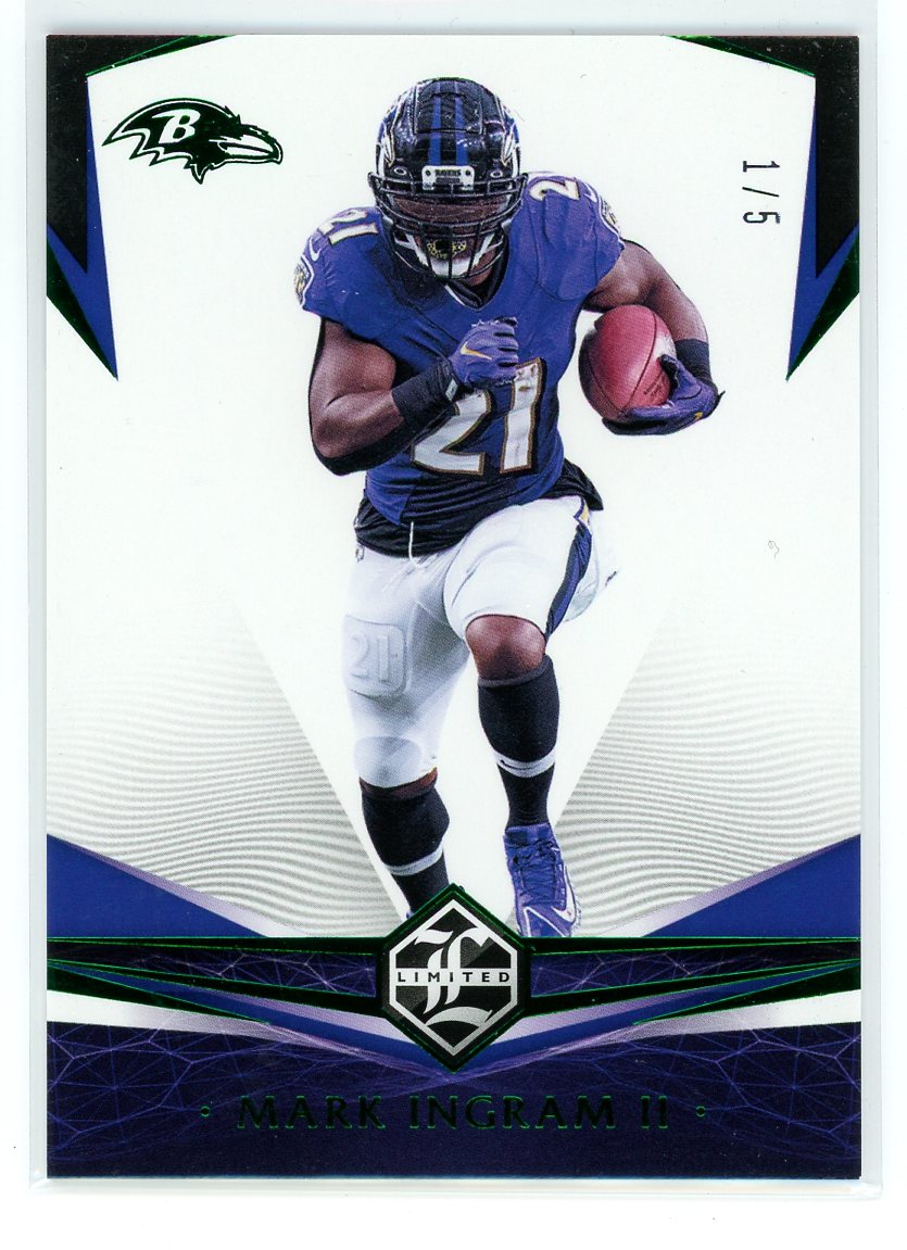 2019 Panini Limited #16 Mark Ingram II Green /5