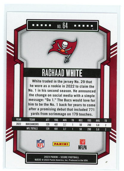 2023 Score #64 Rachaad White Artist Proof #/35