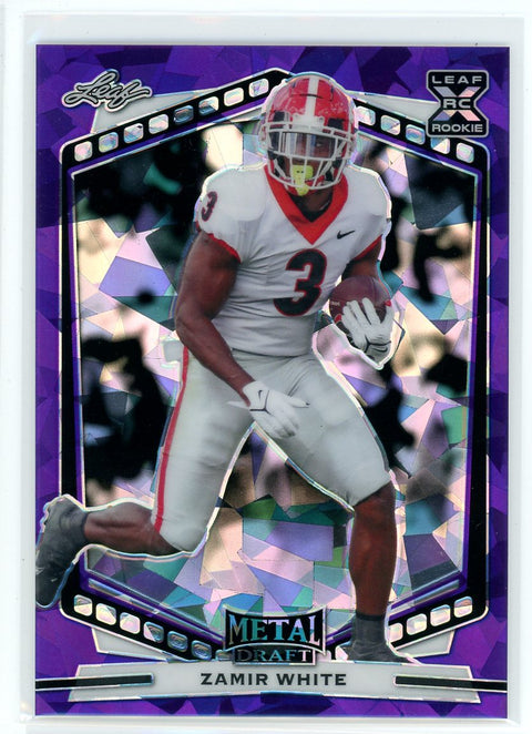 2022 Leaf #B-ZW1 Zamir White Metal Draft Purple Crystal
