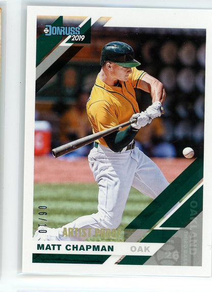 2019 Donruss #192 Matt Chapman