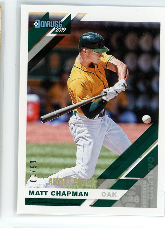 2019 Donruss #192 Matt Chapman