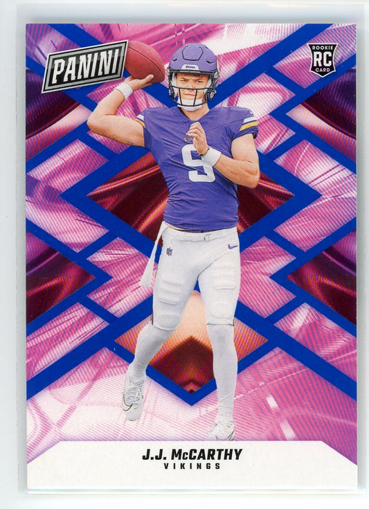 2024 Panini Black Friday #RC13 J.J. McCarthy Blue /50