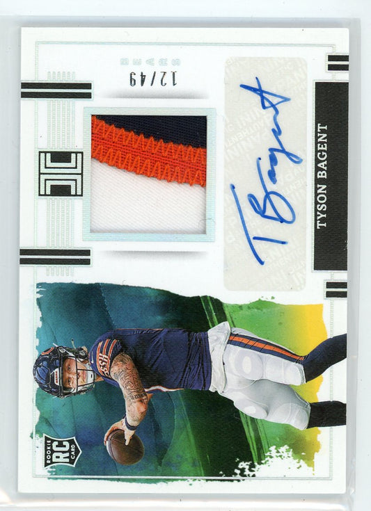 2023 Panini Impeccable #RPA-TB Tyson Bagnet Rookie Patch Auto /49
