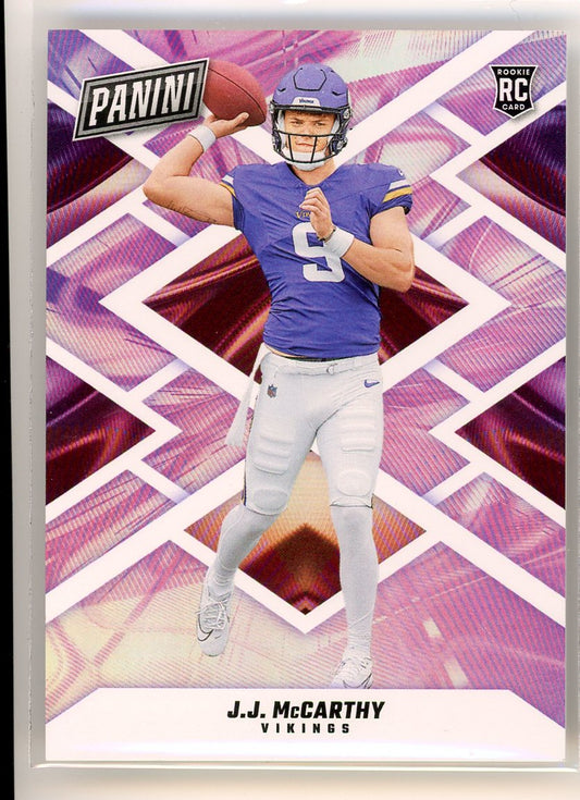 2024 Panini Black Friday #RC13 J.J. McCarthy Silver Foil /150