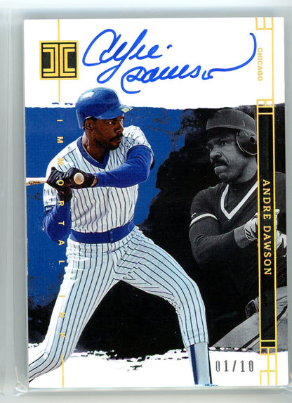 2024 Panini Impeccable #II-AD Andre Dawson Auto /10