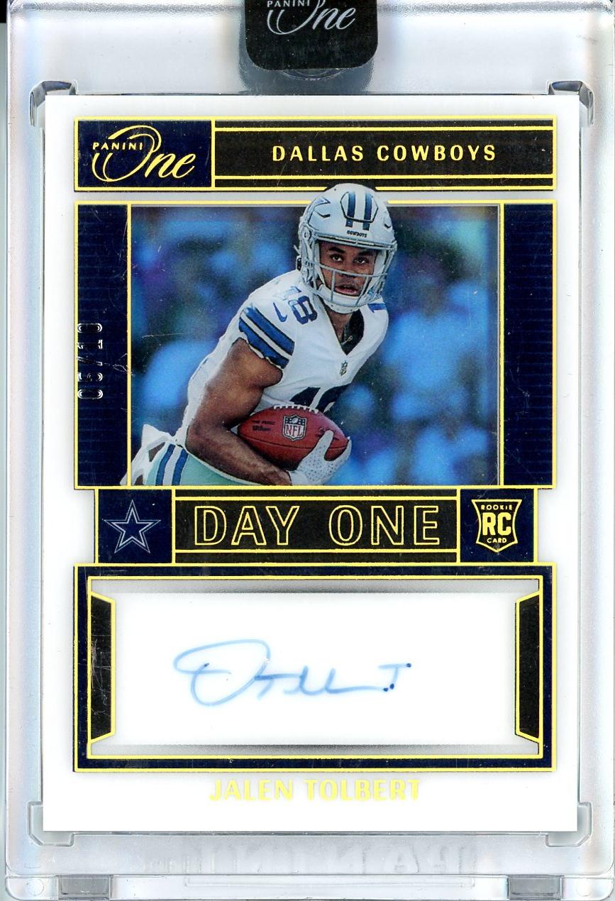 2022 Panini One #120 Jalen Tolbert Day One Auto /10