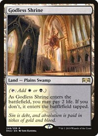 MTG Ravnica Allegiance Godless Shrine