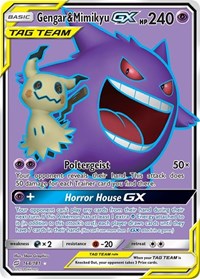 pokemon SM - Team Up Gengar & Mimikyu GX (Full Art)