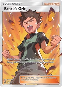 pokemon SM - Team Up Brock's Grit (Full Art)