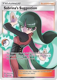 Pokemon SM - Team Up Sabrina's Suggestion (Full Art)