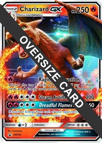 pokemon Jumbo Cards Charizard GX - SM195 (SM Black Star Promo)