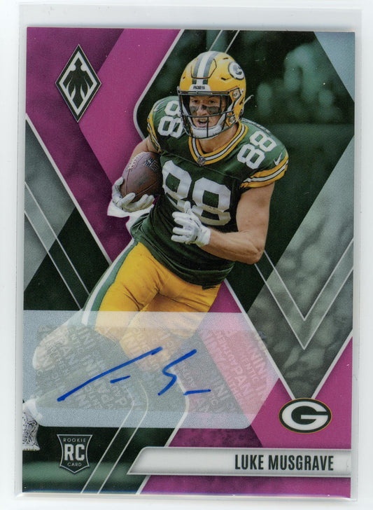 2023 Panini Pheonix #160 Luke Musgrave Pink Auto /99