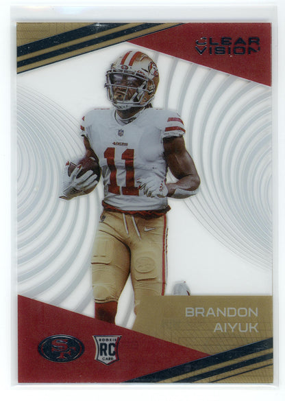 2020 Panini Chronicles #CV-16 Brandon Aiyuk Clear Vision