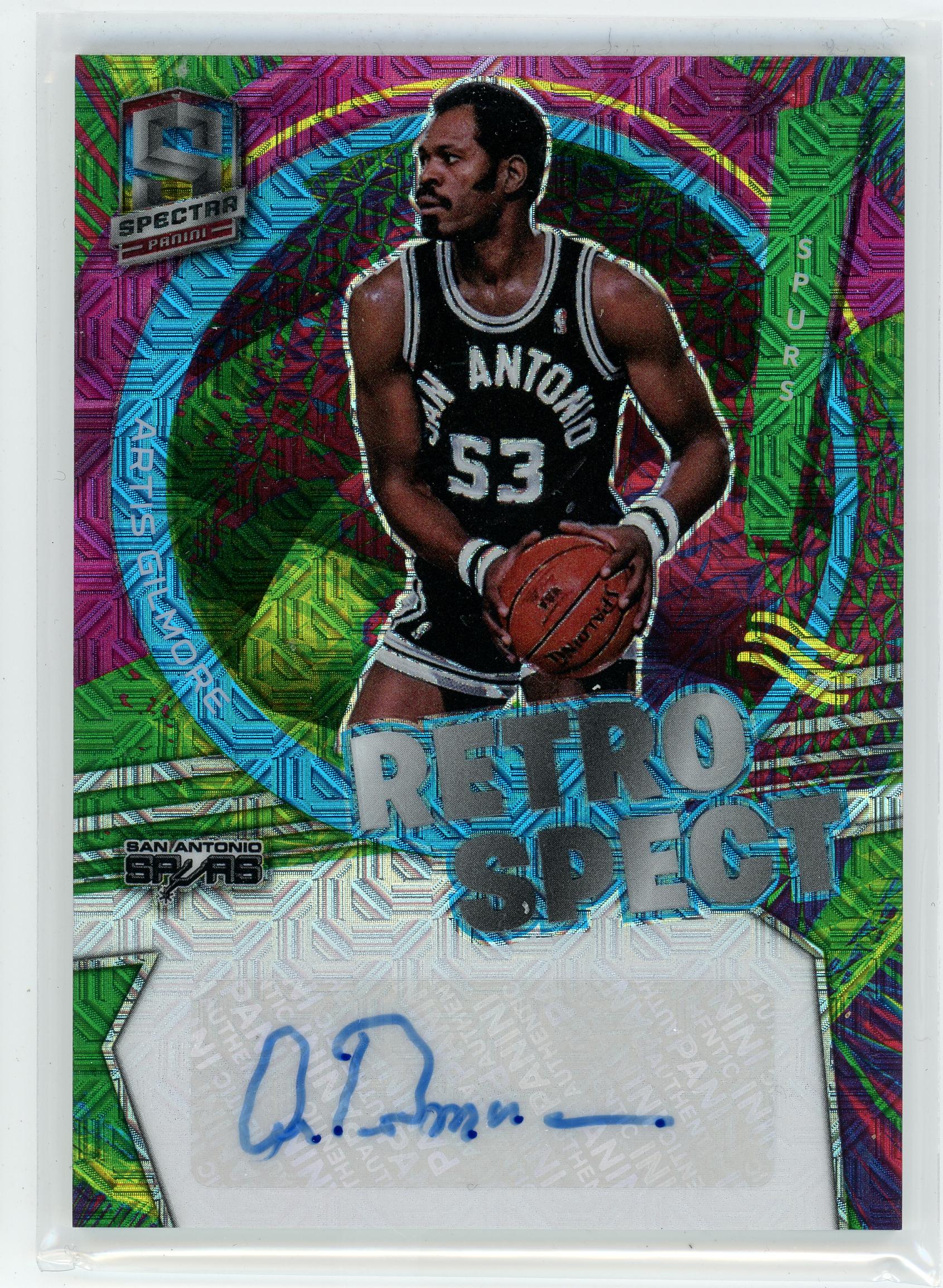 2021-2022 Panini Spectra #RSA-ART Artis Gilmore Mojo Refractor Auto /25
